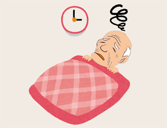 眠れない