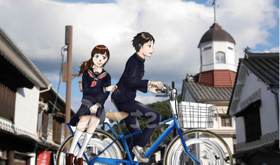 自転車二人乗り
